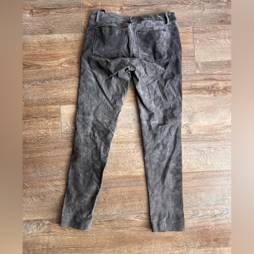 Ecru Pants Women S Brown 100% Suede Skinny
